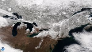 Space photos of the spring nor'easter will bring out your inner weather nerd